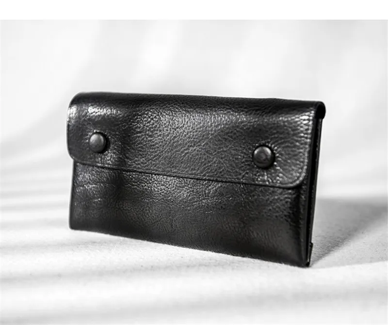 PNDME, модный, роскошный, простой, натуральная кожа, женский клатч, кошелек, Повседневный, черный, длинный, верхний слой, Воловья кожа, держатель для карт, женский кошелек