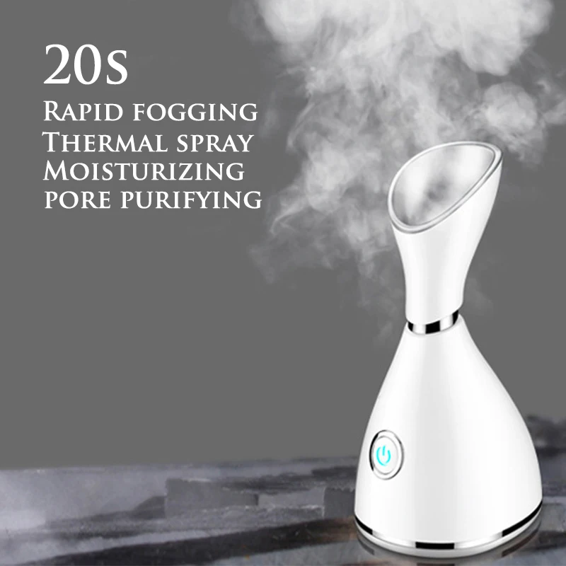 Face steaming machine Spa Rapid Fogging In 20s Nano Ion Steamer Clean Skin and Remove Toxins Household Facial Machine | Красота и