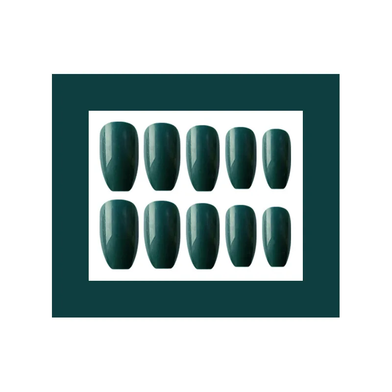Nusx Fake Nails Ongles UV Effect False Nails Full Cover Medium Pointed Press on Artificial Nail 3