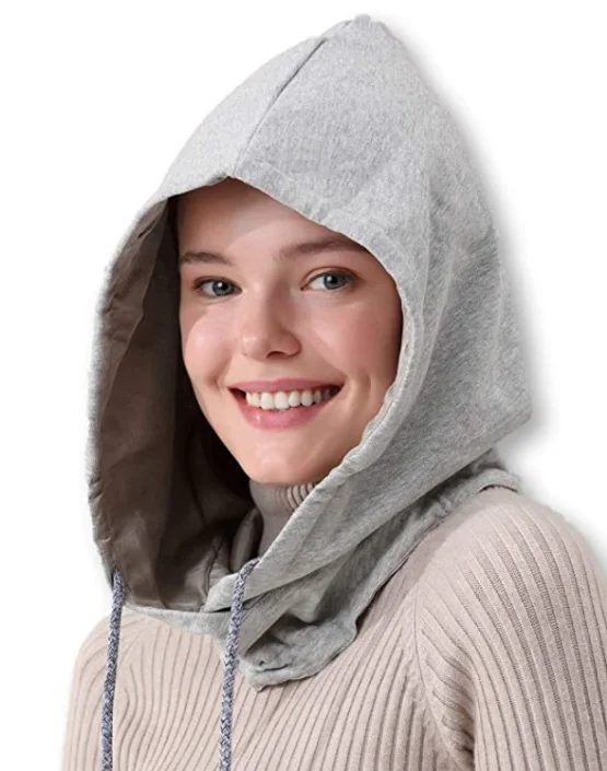 EMF Hood Hat, 5G Anti-Radiation, RF Shielding, WiFi Radiation Protection,, Black GREY 4