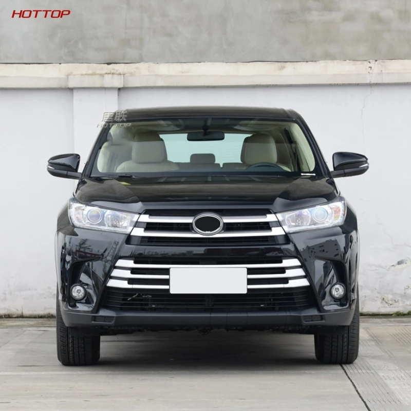HPU эластичный материал серебряный задний бампер Накладка для Toyota Highlander