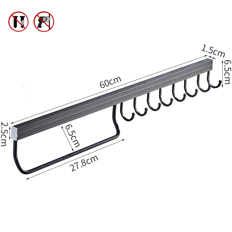 Многофункциональный крючок полотенца для ванной настенный хранение кухонной утвари Вешалка стойки товары для дома