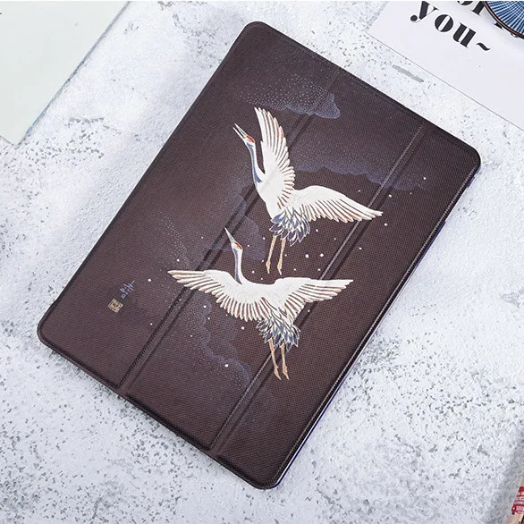 Bird For mini 45 Черный Стиль ультра тонкий смарт-чехол для iPad Air 1/2/3 10,2 10,5 iPad 9,7 крышка для iPad 234 mini12345 с автоматическим включением и Up/Sleep(Пробуждение/спящий режим - Цвет: Bird For mini 45