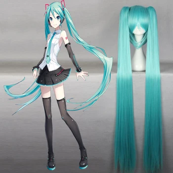 

Anime Hatsune Miku Cosplay Wigs Miku Cosplay Wig Heat Resistant Synthetic Wig Hair Halloween Carnival Party Game Women Wig
