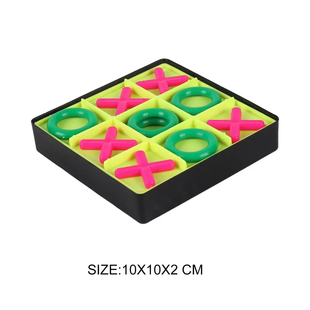 Juego de mesa de ocio para padres e hijos, entretenimiento, OX Chess, desarrollo divertido, juguetes educativos inteligentes, regalo para niños, 1 uds.