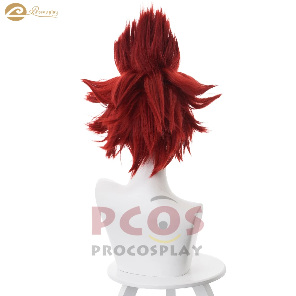 Procosplay Hero Academy U.A. Школьная Kirishima Eijiro Spiky парик для студенческой вечеринки mp004930
