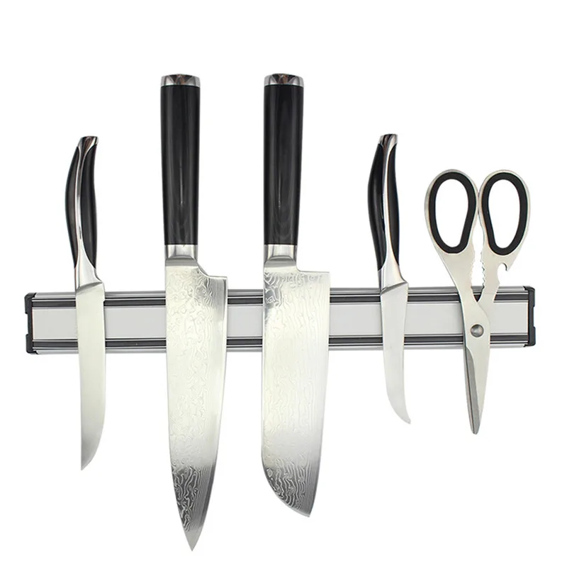 Магнитный держатель для ножей 14 дюймов Настенный алюминиевый блок держатель для хранения поварской стойки Магнитный Держатель ножей Ножи кухонный Органайзер
