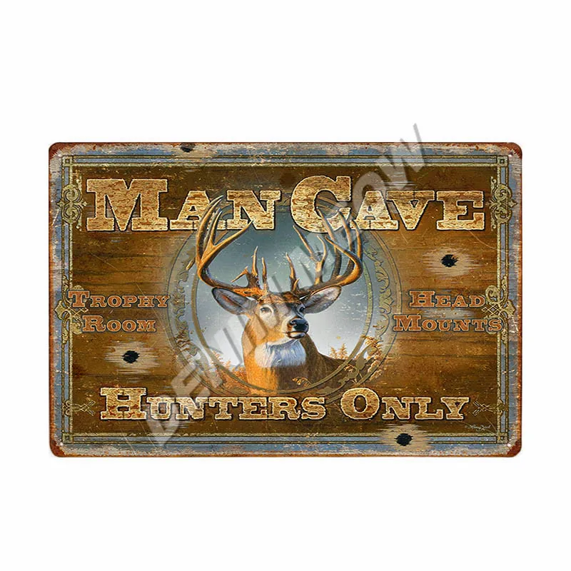 22 Добро пожаловать в The Man Cave табличка винтажный металлический постер правила пещеры живопись оловянный знак охотничьи Приключения декоративная наклейка на стену WY111 - Цвет: 22