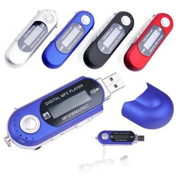 

Portable Walkman Mini USB Flash MP3 Player LCD Screen Support Flash 32GB TF/SD Card Slot Digital MP3 Music Players