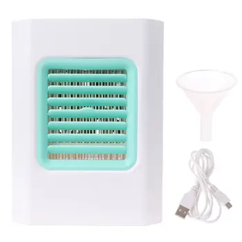 

Mini Portable USB Air Cooler Handheld Air Conditioner Fan Humidifier with LED Night Light for Home Room Office Desktop Dropship