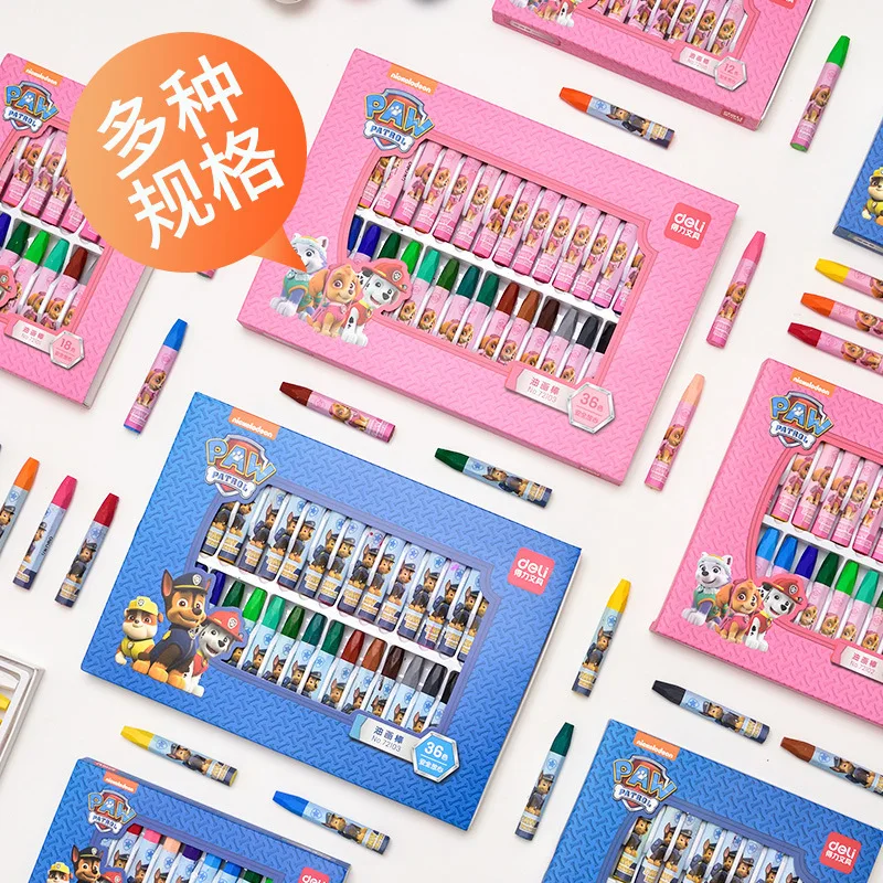 

Paw Patrol Oil Pastel 12/18/24/36 Color Children Color Painting Crayons Toddler Student Crayons