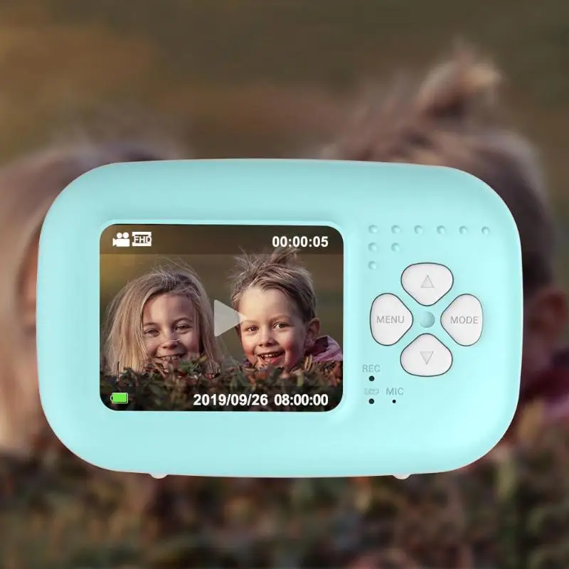 Детская камера, камера для фотосъемки, Обучающие игрушки, детский подарок на день рождения, Рождество, 2,0 дюймов, ультра высокое разрешение, дисплей
