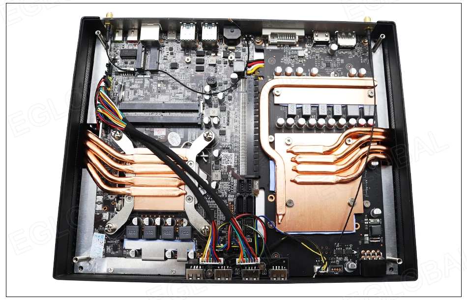 Game Killer Mini PC with Intel Core i9 9900KF/i7 9700KF, Nvidia RTX1660S 6GB, AX200 WiFi, 4K HDMI/DP/DVI – High-Performance Desktop Computer. Description Image.