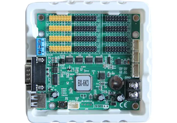 BX-6K3(RS232 RS485) контроллер символов поддерживает китайские и английские шрифты/динамическое обновление информации, как BX-6K1/BX-6K2