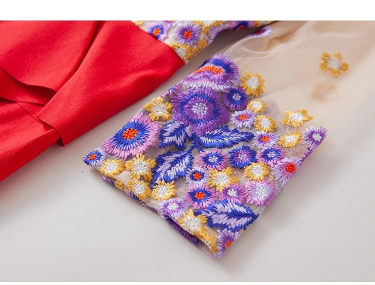 Vestidos De Festa осенние Коктейльные Вечерние женские сексуальные прозрачное Сетчатое вышитое лоскутное облегающее платье-футляр голубое красное платье плюс размер