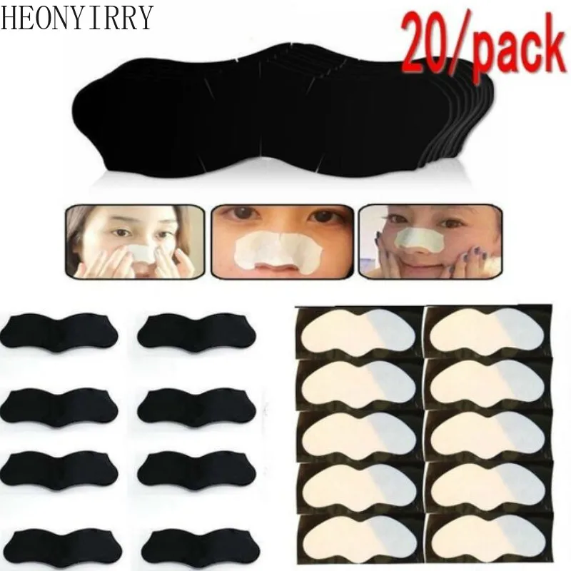 10 20 50pcs Nose blackhead remover strips Pore Cleaner Acne Treatment Mask Deep Nose Pore Cleasing Strips Facial Massager Tools