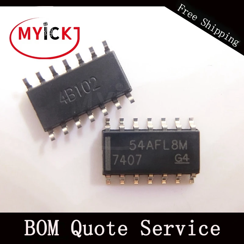 

10PCS SN7407DR SOP14 HEX BUFFERS/DRIVERS WITH OPEN-COLLECTOR HIGH-VOLTAGE OUTPUTS IC CHIP