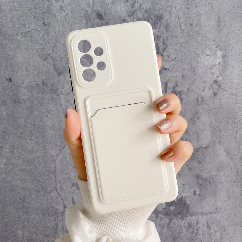 Universal Silicone Wallet Slot Phone Case with Card Holder Pocket