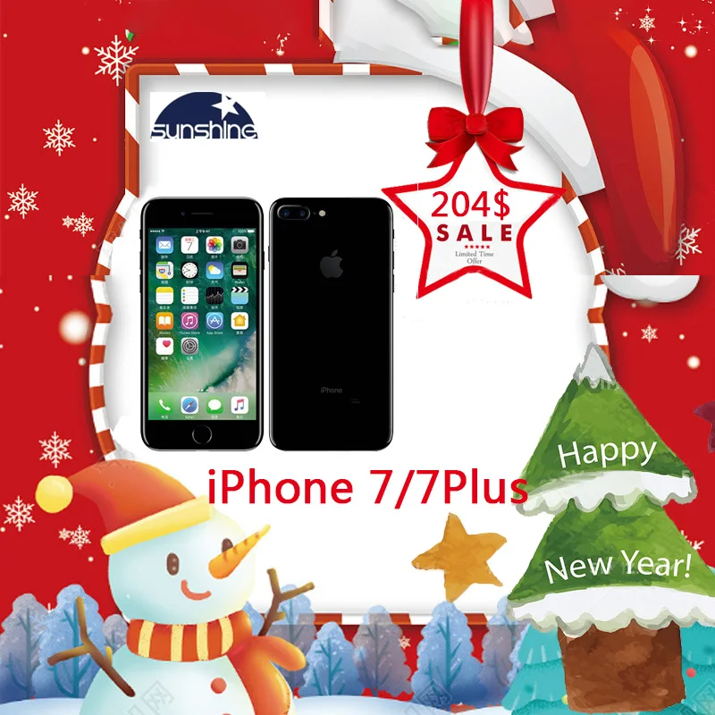 Unlocked Original Apple iPhone 7 Plus Quad core Mobile phone 5 5 inch 12 0MP camera 1