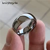 High Quality Tungsten Carbide Ring Wedding Engagement Ring For Men Women Domed Band Polished Shiny Comfort Fit 8/6/4/2mm 1