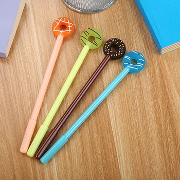 

50 Pcs Cute Pen Sweet Candy Ring Neutral Pen for Writing Pens Stationery Kawaii School Supplies