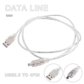 

POHIKS 1pc USB 2.0 Male to IEEE-1394 4-pin Male Cable 100/200/400 Mbits Rates Adapter Cables For Digital Camcorders