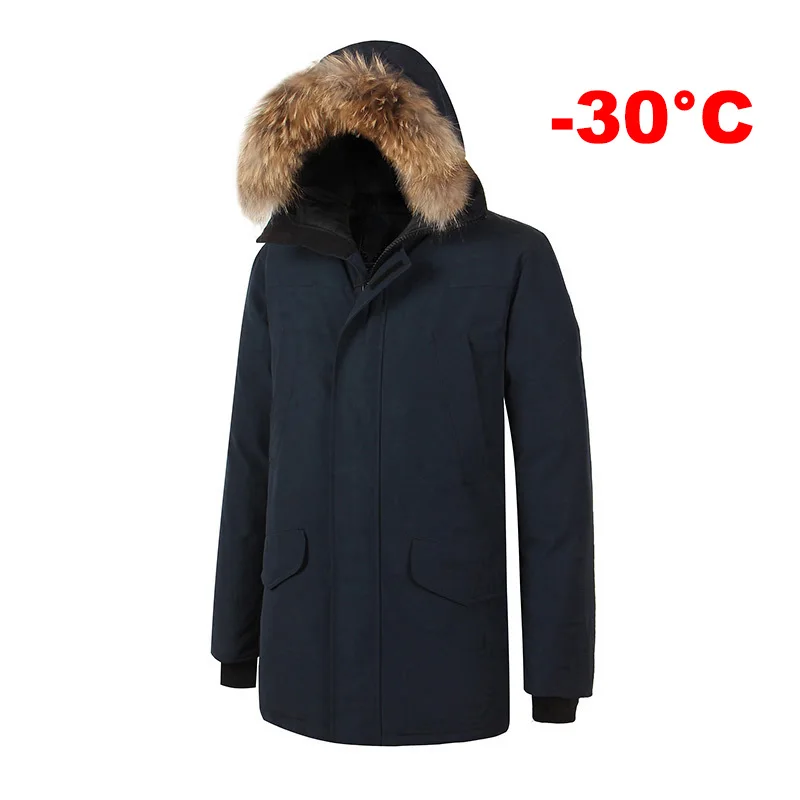 

CANADA USA waterproof windbreaker XS-4XL Mens Thick Winter Warm Duck Down Thick Outdoor Sport Coat Langford parka