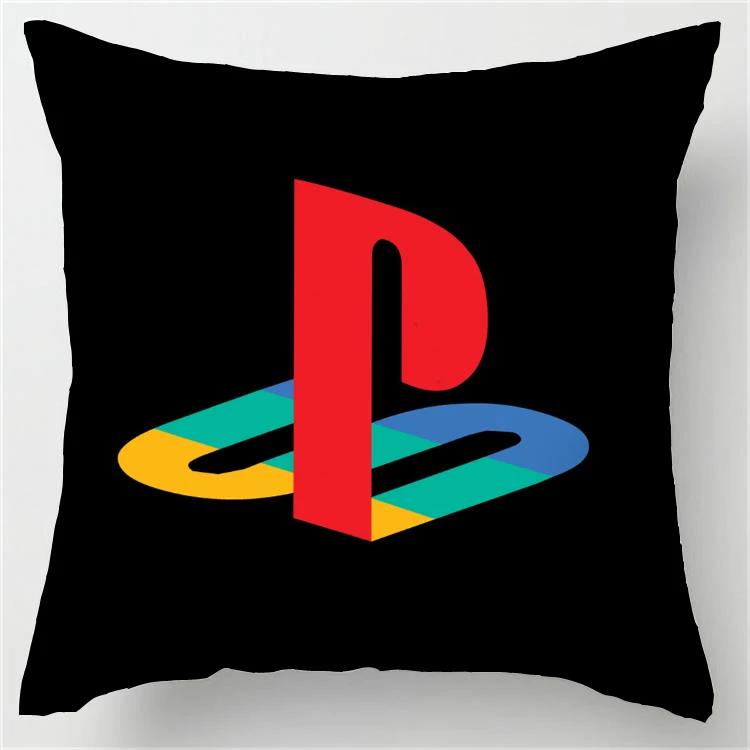 

Customized Hot Sale Luxury Printing Custom Playstation Funny Vintage Style Square Pillowcase Throw Pillow Cover