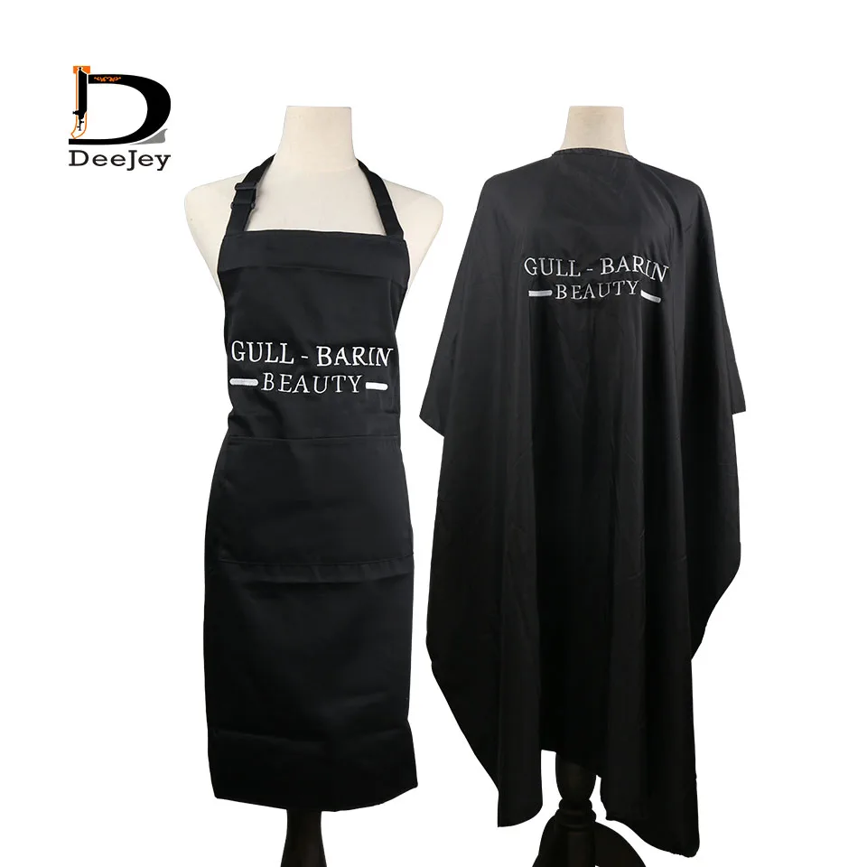 Wholesale Hair High Quality Black Barber Cape Customized Barber Shop Salon Barber  Apron Hair Cutting Salon Hairdressing Cape From m.