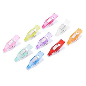 

20/50Pcs Mixed Plastic Wonder Clips Holder for DIY Patchwork Fabric Quilting Craft Sewing Knitting Clips Home Office Supply