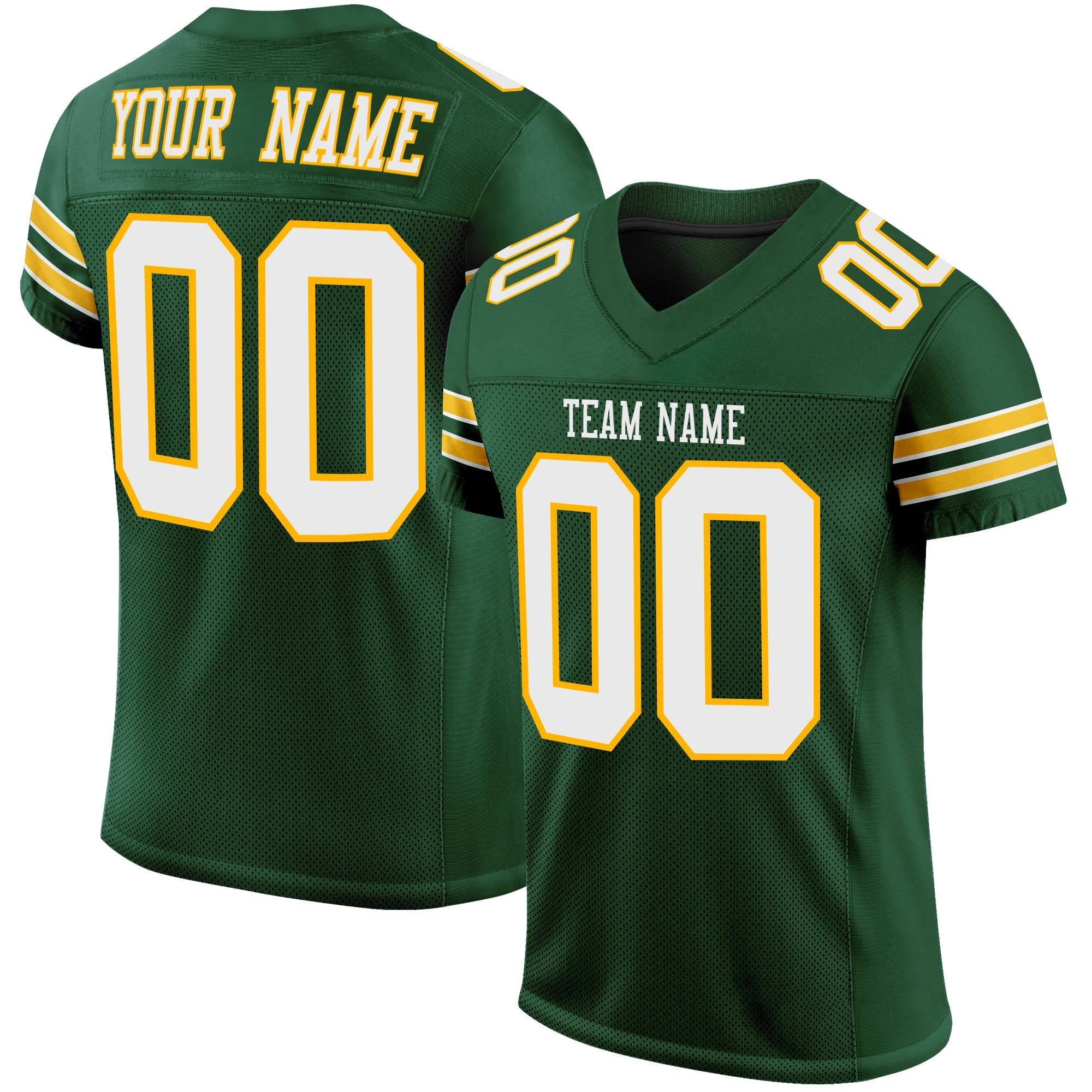 American Football Jersey Printing Mesh Breathable Rugby Jersey Game Training Shirt Plus Size Football Shirt for Men/kids