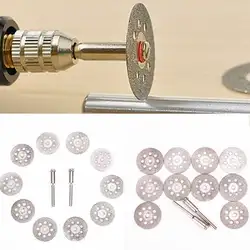 10 шт. алмазный диск для резки пилы отрезать набор дисков для роторного инструмента