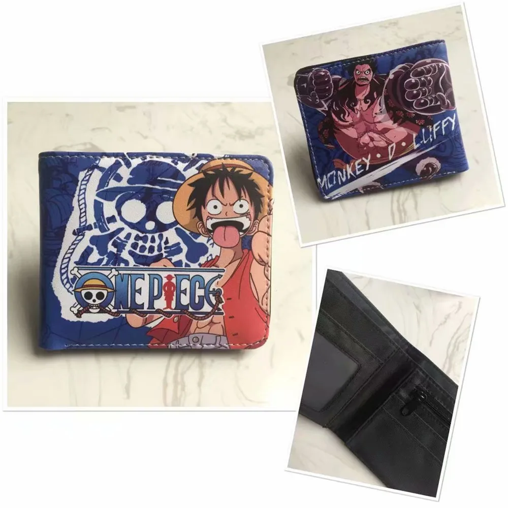 Аниме Кошелек one piece Зоро, Луффи Чоппер пиратский череп голова комиксов кошельки с персонажами мультфильмов с карманом для монет для мужчин и женщин - Цвет: I