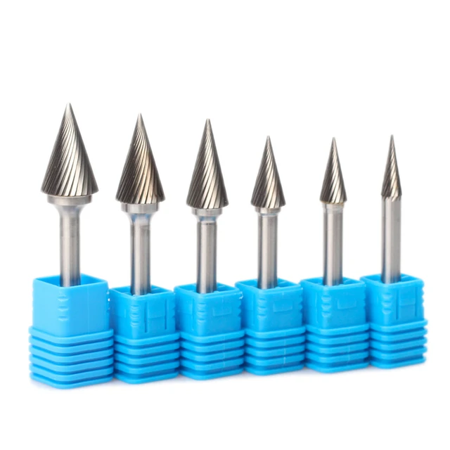 Free Shipping 1pc M Type Head Tungsten Carbide Rotary File Tool Point Burr Die Grinder Abrasive Tools Drill Milling Carving Bits 6PCS (M06-M16)