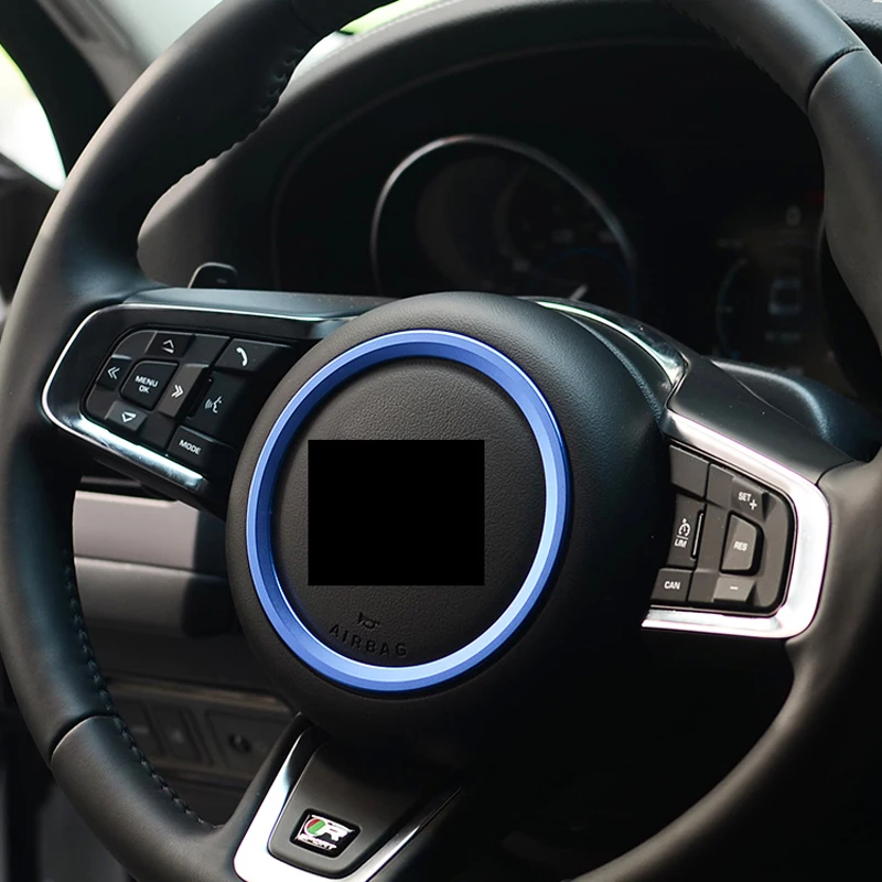 Для Jaguar F PACE X761 XE XF нашивка на руль Яркие полоски модифицированные внутренние