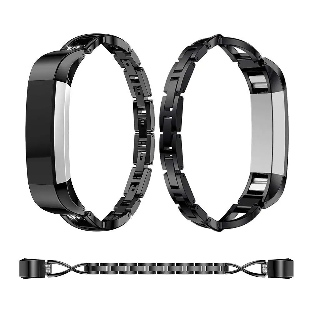 Для Fitbit Alta HR Браслет из нержавеющей стали розовый золотистый, серебристый, металлический сменный ремешок Браслеты Для Fitbit Alta аксессуары