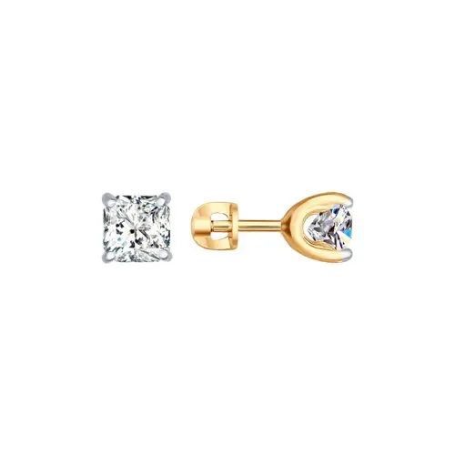 Серьги SOKOLOV из серебра со Swarovski Zirconia
