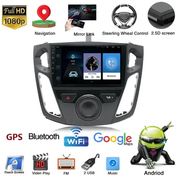 

9 Inch Android 9.1 HD Contact Sn Car MP5 Player for Ford Focus 1G+16G Wifi Bluetooth GPS Navigation