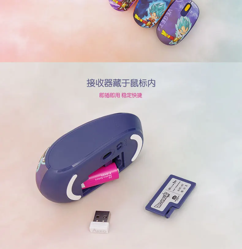 Мультяшный игровой USB компьютер PC& Mac Gamer 6 цветов аниме Dragon Ball беспроводная мышь косплей реквизит подарок