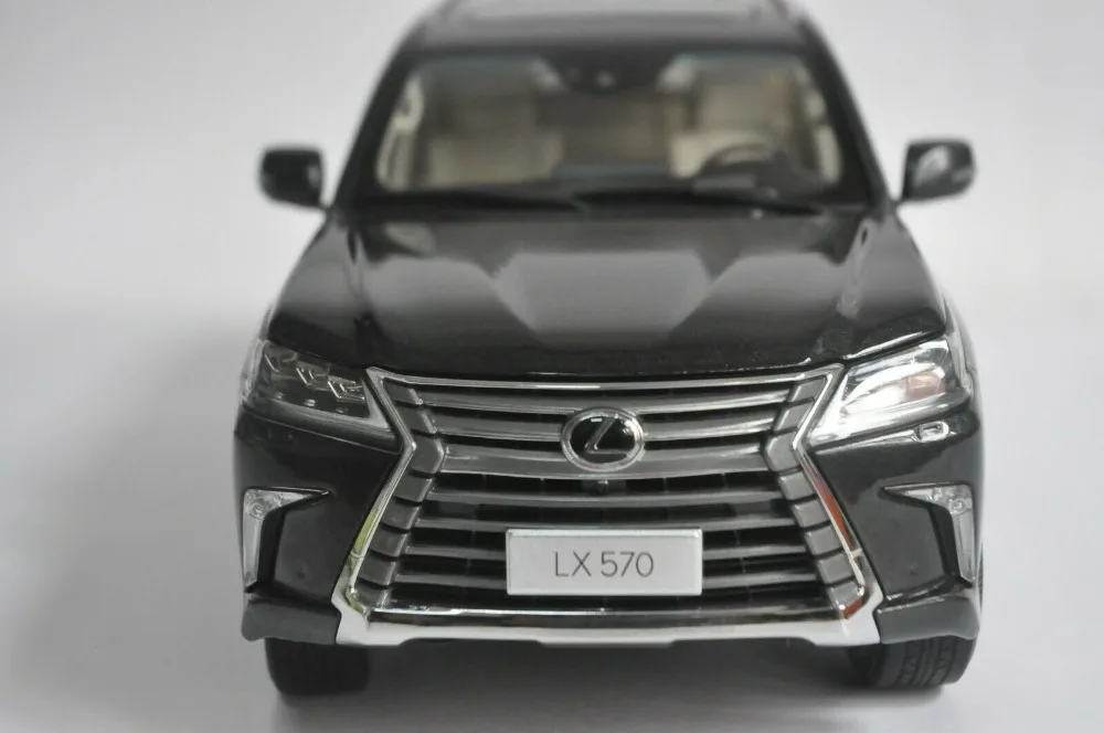 1:18 Diecast Model For Lexus Lx570 2019 Black Suv Alloy Toy Car 
