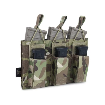 

Krydex Tactical Mag Holder Triple Magazine Pouch with Elastic Rope for JM M4 5.56 Water Gel Beads Magazine - MC