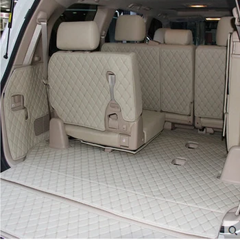 

Car Travel Brand Special trunk mats for Toyota Land Cruiser 200 7seats 2017 waterproof boot carpets for Toyota LC200 4 season