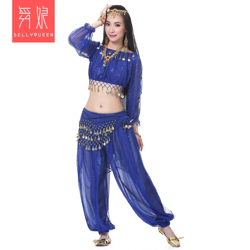 Набор для танца живота современный танец Обычная сцена Одежда народный фитнес
