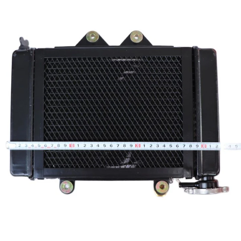ATV Water Cooling Engine Cooler Radiator + Fan For 200cc 250cc PIT Quad Dirt Bike Dune Buggy Motorcycle 4 Wheel