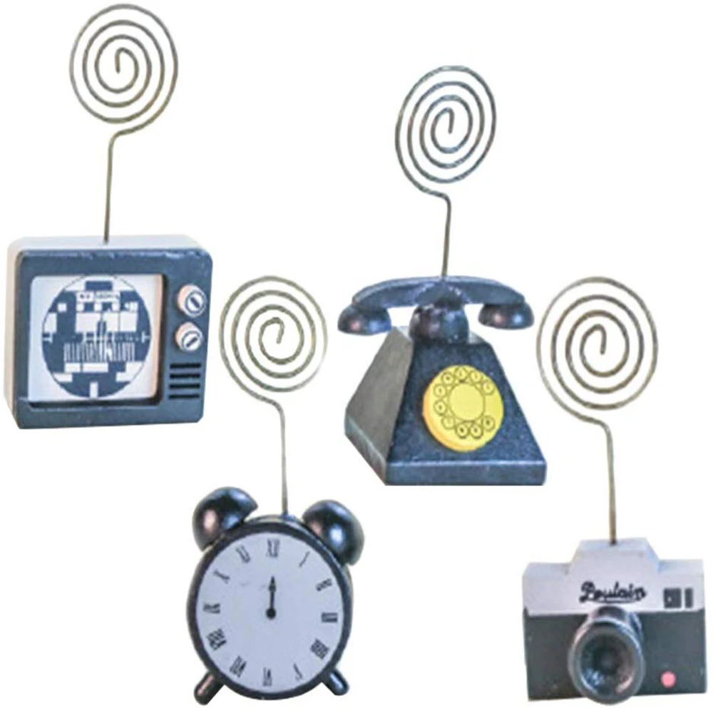 

Office & School Supplies Wooden Cartoon Card Stock Notes Folder Photo Clip Card Message Clip Information Paper Clip Holder