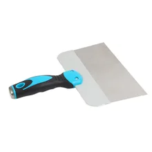 Практичный Профессиональный строительный шпатель из нержавеющей стали для гипсокартона, шарнирный нож пластиковая рукоятка, гибкий настенный мягкий инструмент