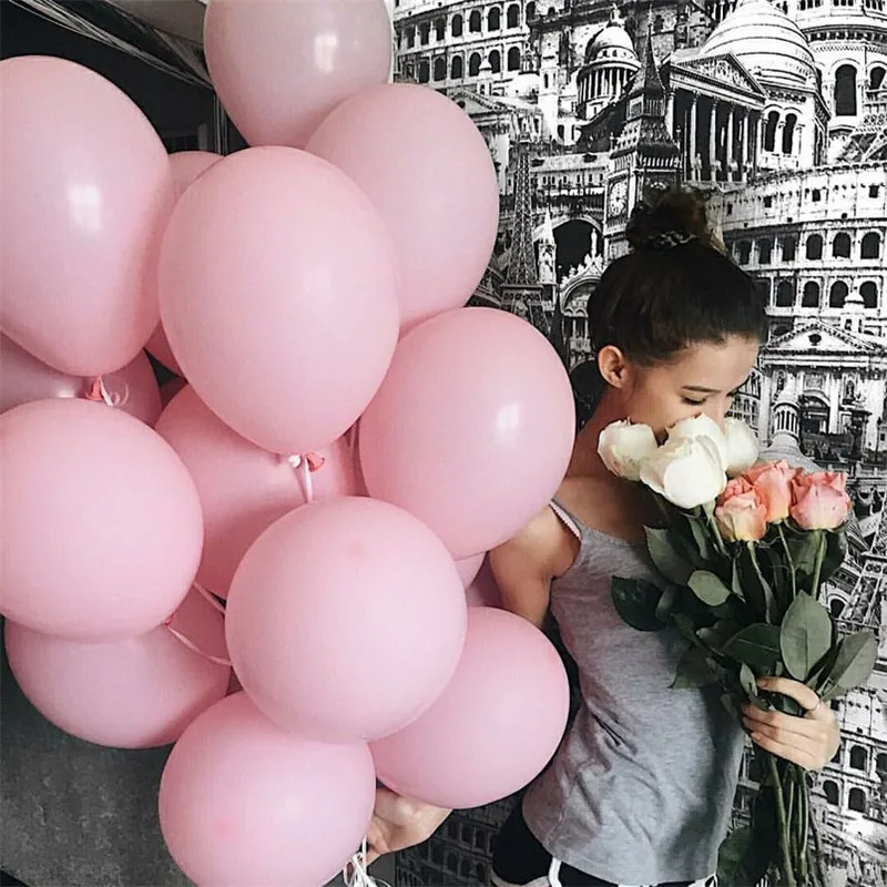30 шт./лот розовый воздушный шар рождественские украшения для дома украшение дня