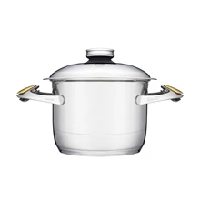 Кастрюля Zepter с крышкой, 4,2 л, 20 см, сталь 316L