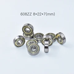 Carbon Steel 608ZZ Подшипники из углеродистой стали 10 штук 604zz 605zz 606zz 607zz 608zz 608RS 624zz 625zz 626zz 627zz металлический герметичный подшипник - Цвет: Carbon Steel 608ZZ