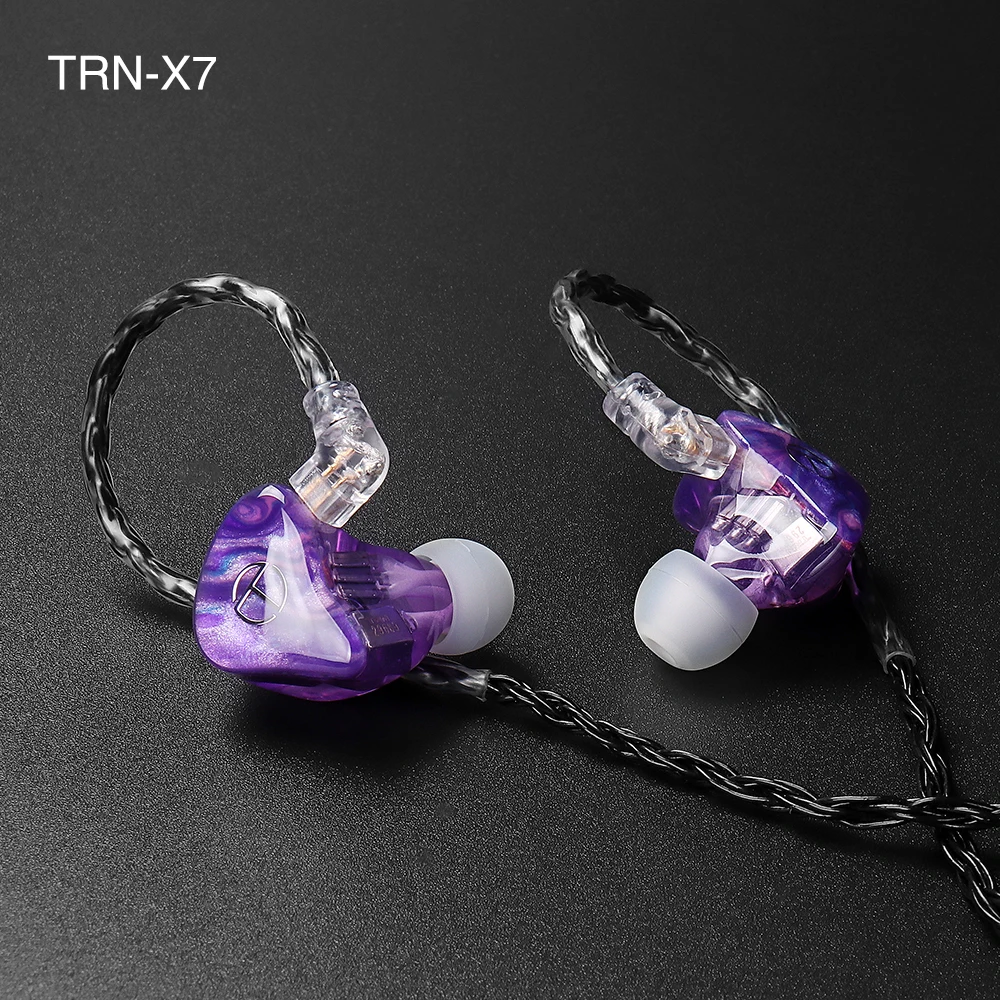 TRN T2 PRO 16 코어 실버 도금 HIFI 업그레이드 케이블 TRN KZ CCA 이어폰 VX V90S ZSX ZAS MT1 용 3.5/2.5/4.4mm 플러그 MMCX/2Pin